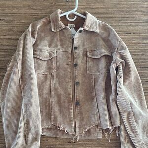 POL Tan Corduroy Shirt